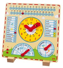 Horloge - Calendrier en bois