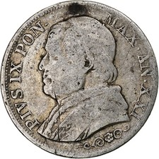 Vatican, Pius IX, Lira, 1866