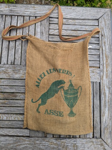 Rare sac ancien toile jute - sac,