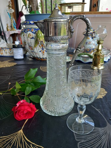 Ancienne aiguière verre - en,