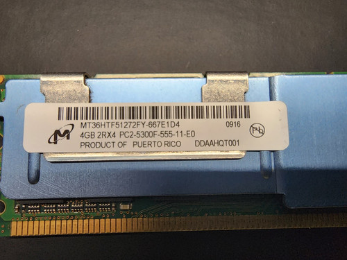 Barrette ram serveur 4go ddr2 - 4go,