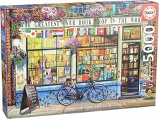 EDUCA - PUZZLE DE 5000 PIÈCES POUR ADULTE - LA MEILLEURE LIBRAIRIE DU MONDE