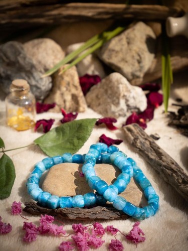 Bracelet apatite - en,