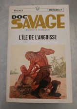 K. ROBESON DOC SAVAGE 11 'ÎLE DE L'ANGOISSE POCKET MARABOUT 64 TBE- EO