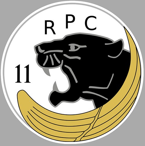 Autocollant 11e regiment - autocollant,