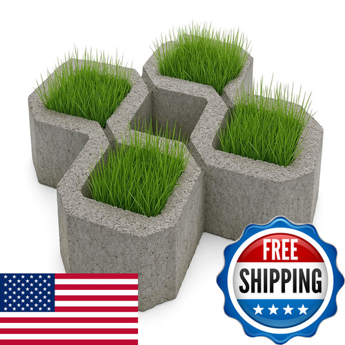 Betonex concrete grass pavers - grass,
