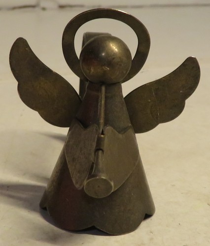 Single angel napkin ring gold - single,