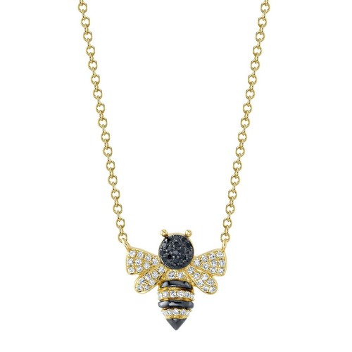Pendentif abeille diamant - abeille, en