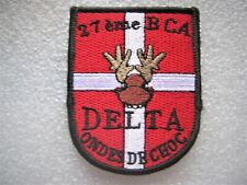 ANCIEN ECUSSON DES CHASSEURS ALPINS LE 27° BCA SECTION DELTA OPEX AFGHANISTAN