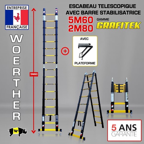 Escabeau télescopique