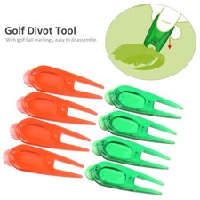 PE Plastic Ball Divot Outils Pitch Fork Putting Green Kit De Réparatio