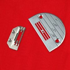 Plaque aiguille universelle et sa griffe d'entrainement pour Juki, Brother