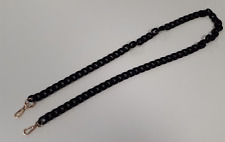 Cordon Collier Chaîne longue téléphone portable 120 cm NOIR plastique/EBQY