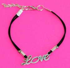 Bracelet cordon noir -