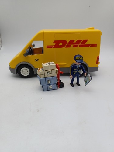 Retired 2004 playmobil dhl van - playmobil,