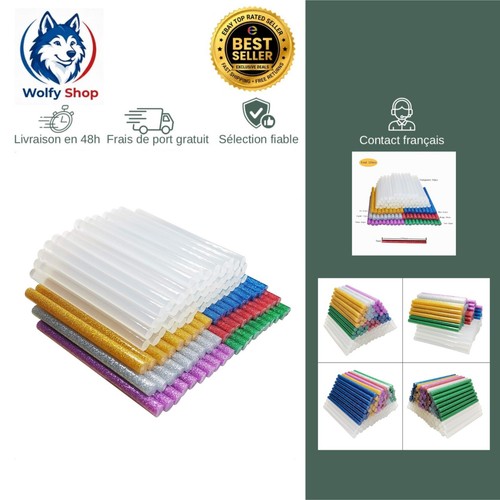 120 bâtons colle chaude - 120, de