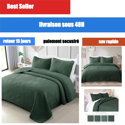 Couvre lit matelassé 220x240 - matelassé,