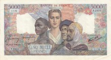 5000 Francs - Empire Français