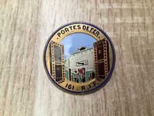 INSIGNE INFANTERIE.  161 REGIMENT D INFANTERIE FORTERESSE.            Poinçon AB