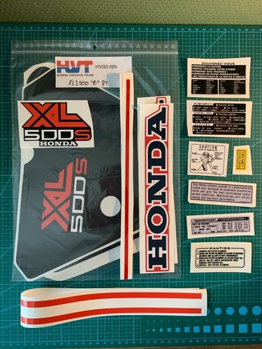 Honda xls 500 - xls, rouge