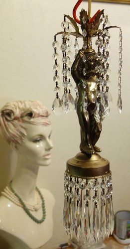 Spelter cherub vintage - cherub, hanging