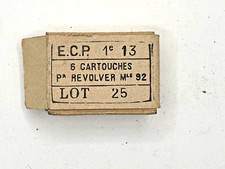 FRANCE 1er GM- REVOLVER- ETUI 1892- CONDITIONNEMENT MUNITIONS