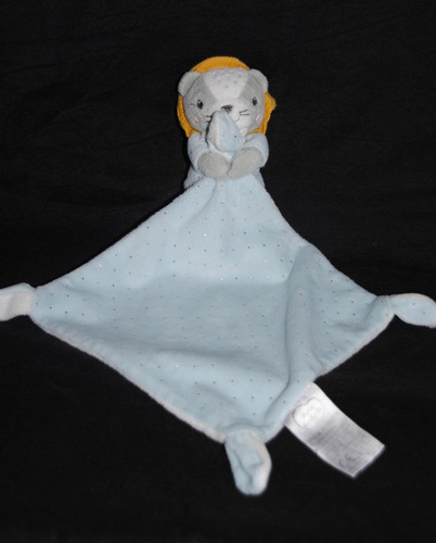 Doudou plat lion mouchoir - 🍀doudou,