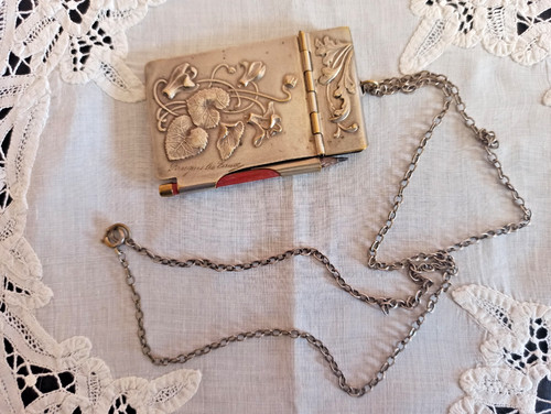 Carnet bal art nouveau - carnet,