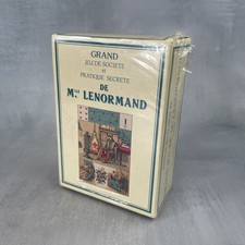 Cartomancie réédition 54 cartes Grand jeu de Mlle Lenormand 1845 - Dusserre 1991