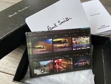 Paul Smith Porte-Cartes Film Bande Imprimé Fabriqué En Italie Détail Neuf Boîte