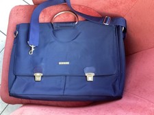 Sac en toile bleu 40 x 30 x 7 cm