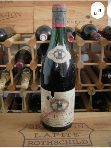 Vin 1957 moulin vent - 1957, .caves