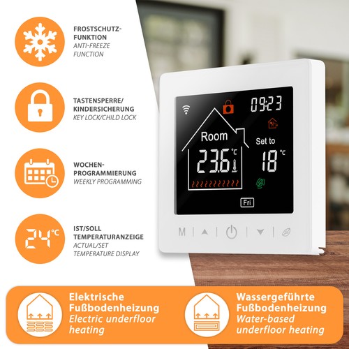 Thermostat wifi connecté - thermostat,