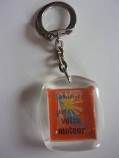 Ancien Porte clé mobile - Station MOBIL protège votre moteur