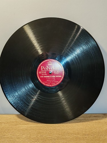 Rare 78t edith piaf polydor - 78t,