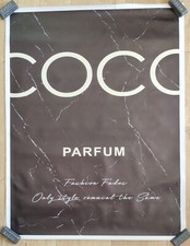 Affiche Toilée: Parfum COCO (voir CHANEL)  82,5x63cm