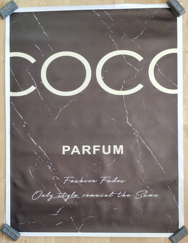 Affiche toilée parfum - toilée:,