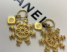 CHANEL Holiday 2024 Christmas Limited Edition Novelty Gold Charm set of 2 1day/S