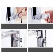 Loquet de porte de poinçonnage butoir de porte Portable serrure de