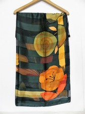 Foulard PIER OLIVIER PARIS, noir multicolore, TBE