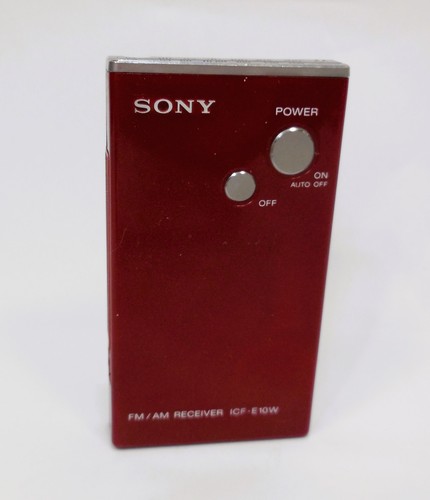 Sony icf e10w receiver - sony,