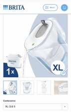 Carafe Filtrante Brita Style XL + MAXTRA + Compteur