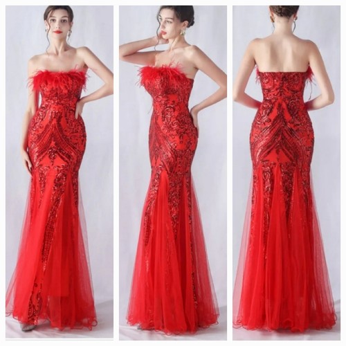 Red geometric print ostrich - red,,