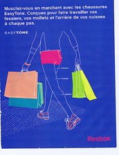 PUBLICITE ADVERTISING 094 2010 REEBOK basket Easytone