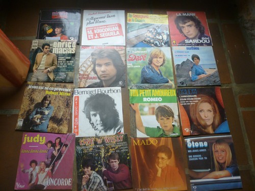 Disques tours variété - 45,