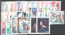 Timbre Monaco Année complète 1967**