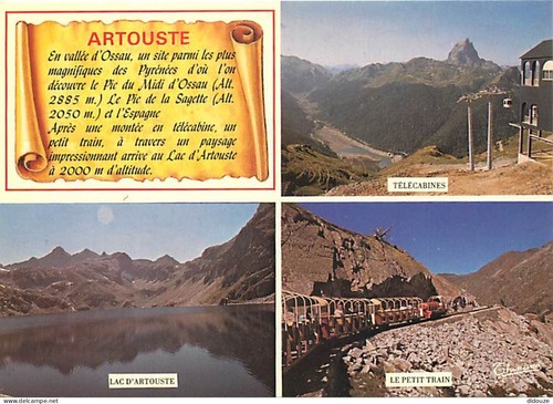 Carte postale artouste - 64,