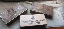 3 boites bétises de Cambrai anciennes