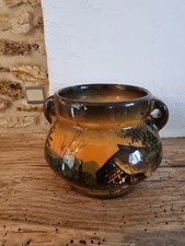 SCHRAMBERG ALLEMAGNE ANCIEN VASE FAIENCE  