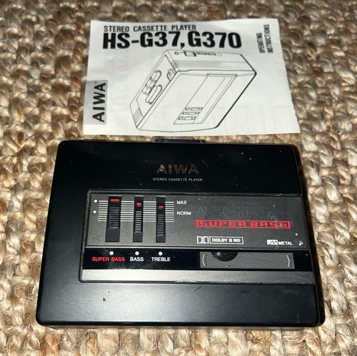 Walkman portable aiwa hs - walkman,